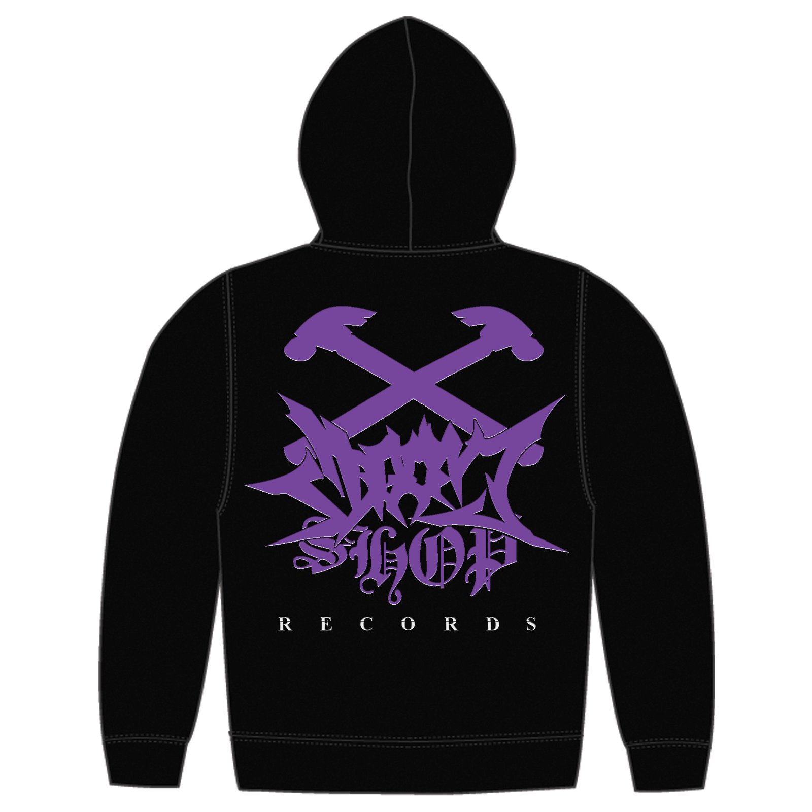 ミュージシャン HYSFORM Stitching Logo Hoodis SFMOMA-logo-youth-hoodie-